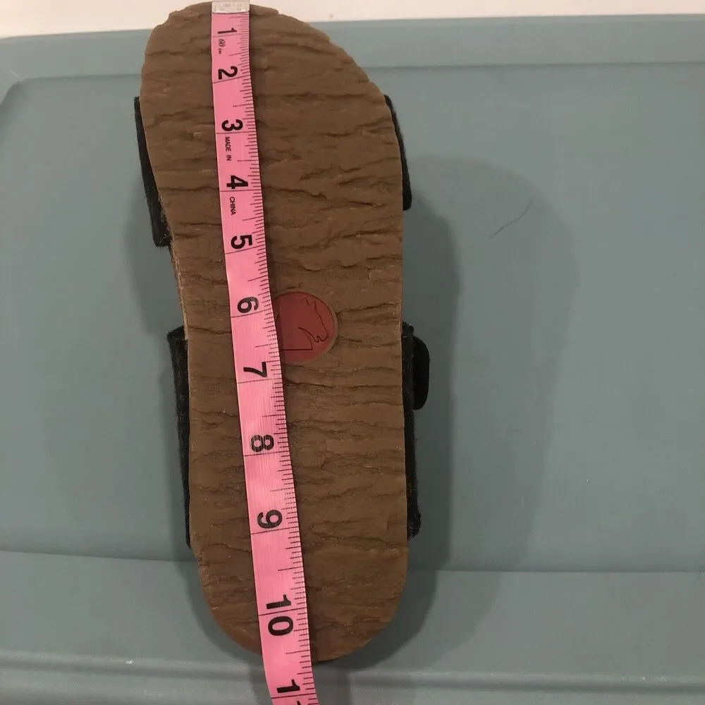 Haflinger Anabel Sandal Slip On Felted Wool EU 41‎ / US 10 with Box
